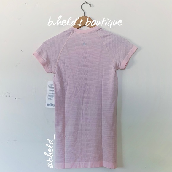 lululemon Swiftly Tech Short Sleeve Shirt 2.0 Strawberry Milkshake Sz 4 New NWT - Picture 9 of 12